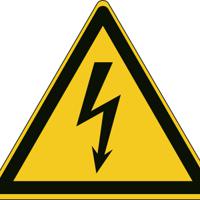 828096 Brady Self-Adhesive Electrical Hazard Warning Sign