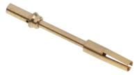 fms002p102-1727040128 FCT, FMS Series, Male Crimp D-Sub Connector Coaxial Contact, Gold over Nickel Pin