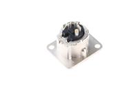 nc4md-lx Neutrik Panel Mount XLR Connector, Male, 50 V, 4 Way, Silver over Nickel Plating