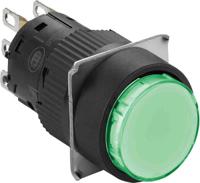 xb6eaw3b1p Schneider Electric XB6E Series Illuminated Push Button Complete Unit, 16mm Cutout, SPST, IP65