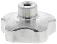 478-541 RS PRO Silver Multiple Lobes Clamping Knob, M6, Threaded Hole