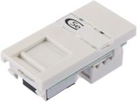 k5845-whi MK Electric Logic Plus Series Female RJ45 Connector, Cat5e Straight