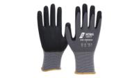 8700-11 NITRAS SAFETY Black, Grey Special Stretch Fabric Work Gloves, Size 11