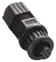 au-06bffa-ll7001 Amphenol Industrial Circular Connector, 6 Contacts, Panel, Miniature Connector, Socket, Female, IP67, Ceres Series