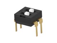 2454982-1 TE Connectivity 2 Way Through Hole DIP Switch SPST, Extended Actuator