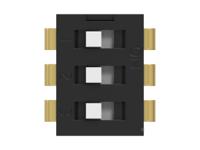 2454982-2 TE Connectivity 3 Way Through Hole DIP Switch SPST, Extended Actuator