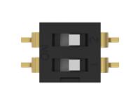 2454985-2 TE Connectivity 2 Way Surface Mount DIP Switch SPST, Extended Actuator