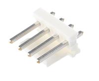 640445-4 TE Connectivity MTA-156 Series Straight Through Hole Pin Header, 4 Contact(s), 3.96 mm Pitch, 1 Row, Unshrouded