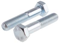 917-3258 RS PRO Bright Zinc Plated Steel, Hex Bolt, M14 x 55mm