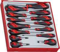 ttd914n Teng Tools MD911N Slotted Screwdriver Set, 14-Piece