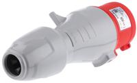5-551-28 Legrand, P17 Tempra Pro IP44 Red Cable Mount 3P + E Industrial Power Plug, Rated At 16A, 415 V