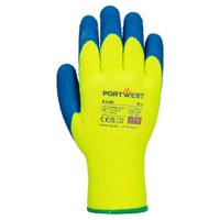 a145y4rxxl Portwest Yellow Latex Glove, Size 11, Latex Coating