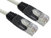 266-2687 RS PRO, 3m Cat5e, Grey RJ45 to Male RJ45 Male, UTP Unshielded, Terminated PVC Sheath