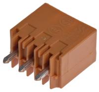 1604480000 Weidmuller, 3.5mm Pitch, OMNIMATE SL, 3 Way, , Pluggable Terminal Block, Header, Through Hole, Solder Termination,