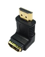 229-9964 RS PRO Right Angle HDMI Adapter, Male HDMI to Female HDMI