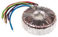 671-9160 RS PRO 115 V ac, 230 V ac, 2 x 30V ac Toroidal Transformer, 160VA 2 Output