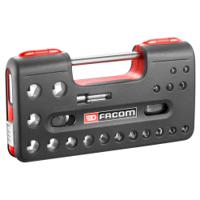 s360dbox4pb Facom 22-Piece Metric 1/2 in Standard Socket Set with Ratchet, 6 point