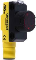 qs186eq8 Banner Through Beam Photoelectric Sensor, Barrel Sensor, 20 m Detection Range