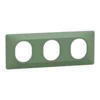 s320706b Schneider Electric Green 3 Gang Light Switch Cover