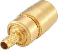 59k106-102l5 Rosenberger, Jack Cable Mount SMB Connector, 50Ω, Crimp Termination, Straight Body