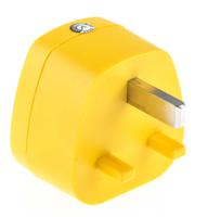 298-3890 RS PRO ESD Earth Bonding Plug With 10 mm Stud, Banana Socket x 2