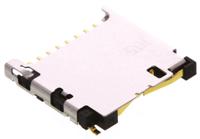 dm3d-sf Hirose 8 Way Right Angle Micro SD Memory Card Connector With Solder Termination