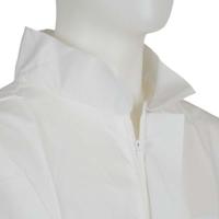 4440zs 3M White Unisex Visitor Coat, S