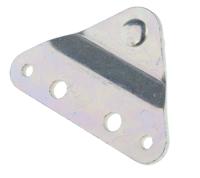 346-9604 RS PRO Steel Flat Mounting Bracket, 70mm x 48mm