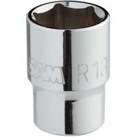 r-32 SAM 1/4 in Drive 3.2mm Standard Socket, 6 point, 25 mm Overall Length