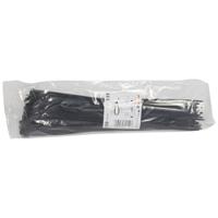 031809 Legrand Cable Tie, Cable Ties, 360mm x 4.6 mm, Black Plastic, Pk-100units