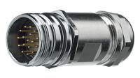 7201-5-12-03d Hummel Circular Connector, 12 Contacts, Cable, M23 Connector, Plug, Male/Female, IP67, M 23 EMV Hummel Series