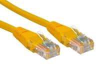 240-6352 RS PRO, 15m Cat5e, Yellow RJ45 to Male RJ45 Male, U/UTP Unshielded, Terminated PVC Sheath