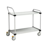 trta4082-esd Treston 2 Shelf Steel Trolley Trolley, 890 x 530 x 1020mm, 150kg Load