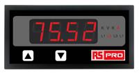 136-5390 RS PRO Digital Ammeter AC, 43.5mm x 92mm, ±0.5% + 1 Digit