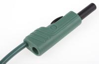 934099104 Hirschmann Test & Measurement Green Male Banana Plug, 4 mm Connector, Screw Termination, Nickel Plating