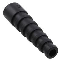25-7958bk Cinch Strain Relief Boot for use with Coaxial Connector, RG-141 Cable, RG-58 Cable