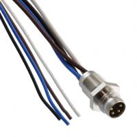 1200905074 Brad from Molex Male 5 way M8 to Male Pigtail Sensor Actuator Cable, 200 mm