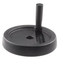 702-7853 RS PRO Black Thermoplastic Hand Wheel, 200mm diameter