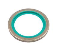 205543 Hutchinson Le Joint Français Rubber : 7DF2075 & washer : Stainless Steel Bonded Seals O-Ring, 35.94mm Bore, 44.45mm