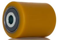 etx-085x105-20-nl110-type-e Tente Yellow Polyurethane Sealed Bearings Trolley Wheel, 2000kg