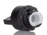 265-7650 RS PRO 3 Position Selector Switch Head, 22.5mm Cutout, Black Handle