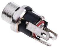 487-842 RS PRO DC Socket Rated At 5.0A, 12.0 V, Panel Mount, length 21.3mm, Nickel