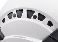 a010ca00 Petzl VERTEX VENT White Safety Helmet with Chin Strap, AdjustableVentilated