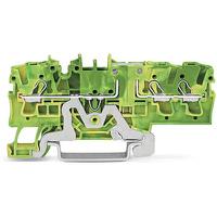 2002-1707 WAGO  TOPJOB S Series Green, Yellow, 2.5mm², 1-Level, Push In Termination, ATEX, CSA, IECEx