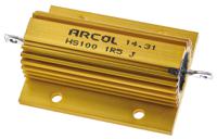 hs100-1r5-j Arcol, 1.5Ω 100W Wire Wound Chassis Mount Resistor HS100 1R5 J ±5%