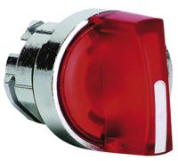 zb4bk1543 Schneider Electric Harmony XB4 Series 3 Position Selector Switch Head, 22mm Cutout, Red Handle