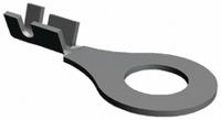 60700-2 TE Connectivity Uninsulated Ring Terminal, M6 Stud Size, 0.5mm² to 1.4mm² Wire Size