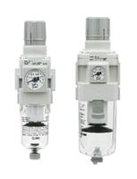 aw30-f02dh-b SMC AW30 Polycarbonate Filter Regulator, 5μm, G 1/4, Automatic, 10 bar