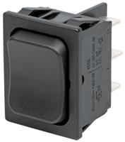 18393502 Marquardt DPDT, On-Off-On Rocker Switch Panel Mount