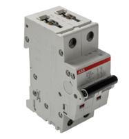 2cds252001r0517-s202-k25 ABB System Pro M Compact S200 MCB, 2P, 25A Curve K, 400V AC, 125V DC, 10 kA Breaking Capacity